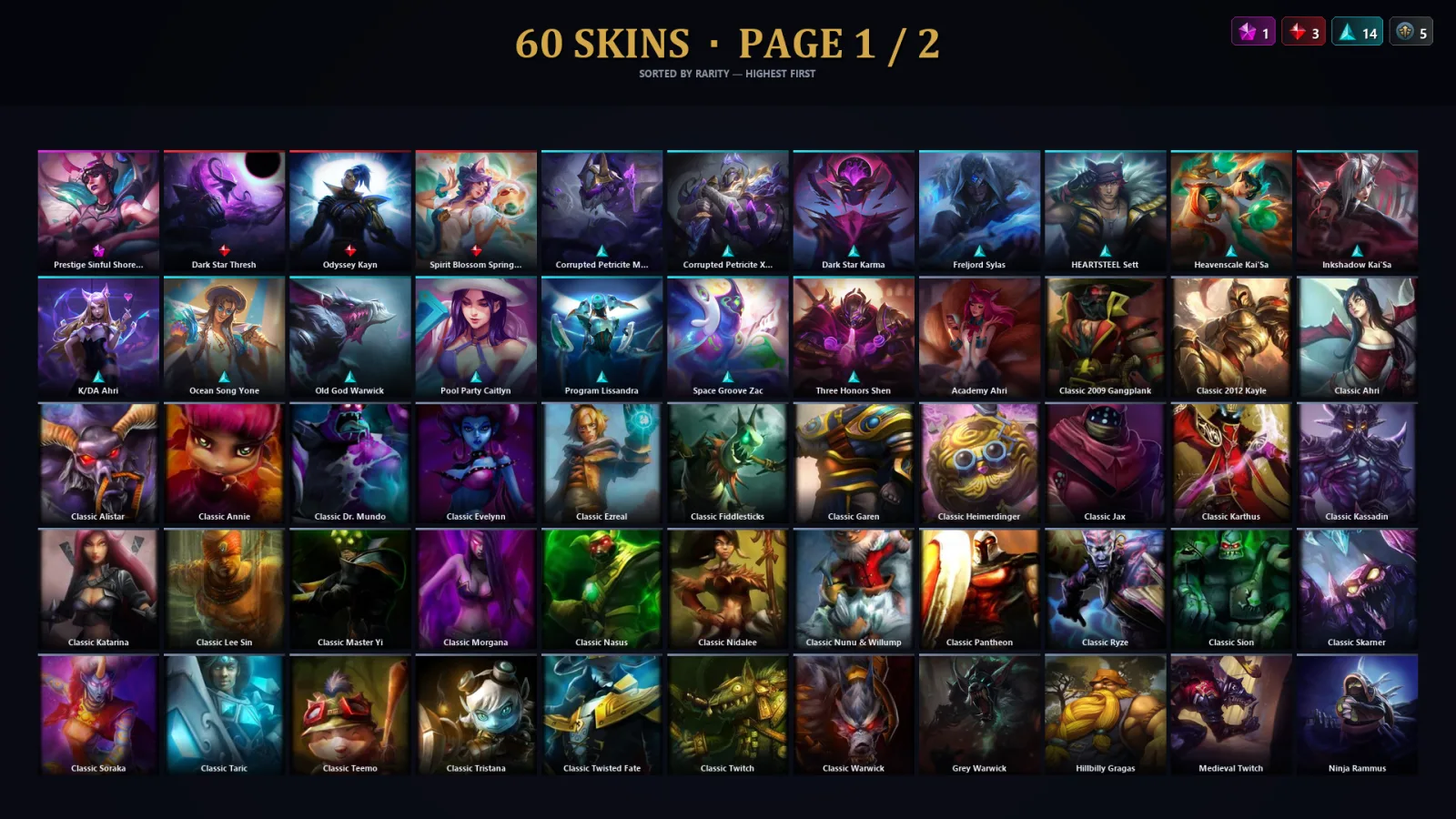 [LoL] | TR | Level 54 | Diamond IV | 139 Champions | 28 Skins