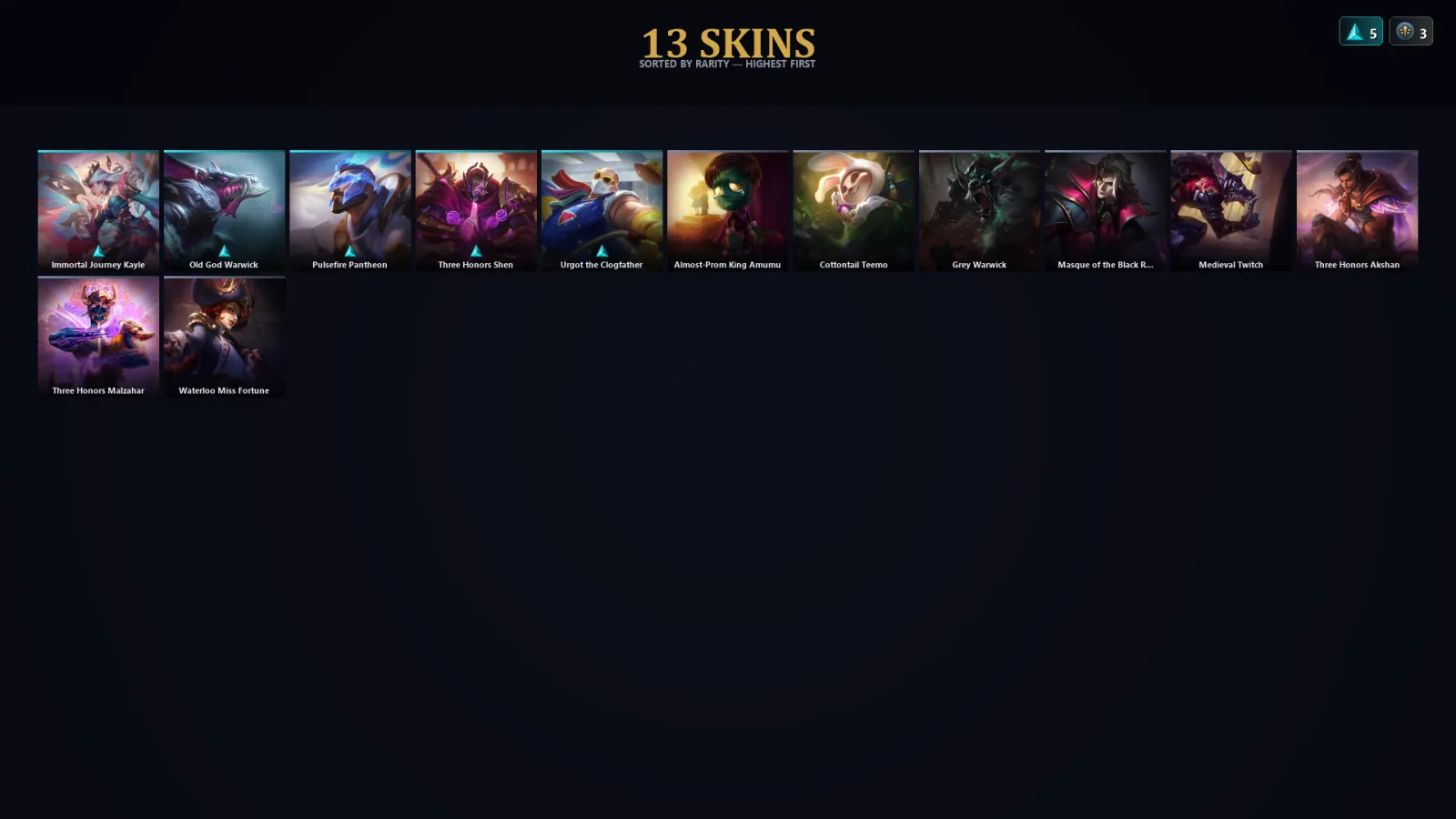 [LoL] | EUW | Level 30 | Master | 58 Champions | 13 Skins
