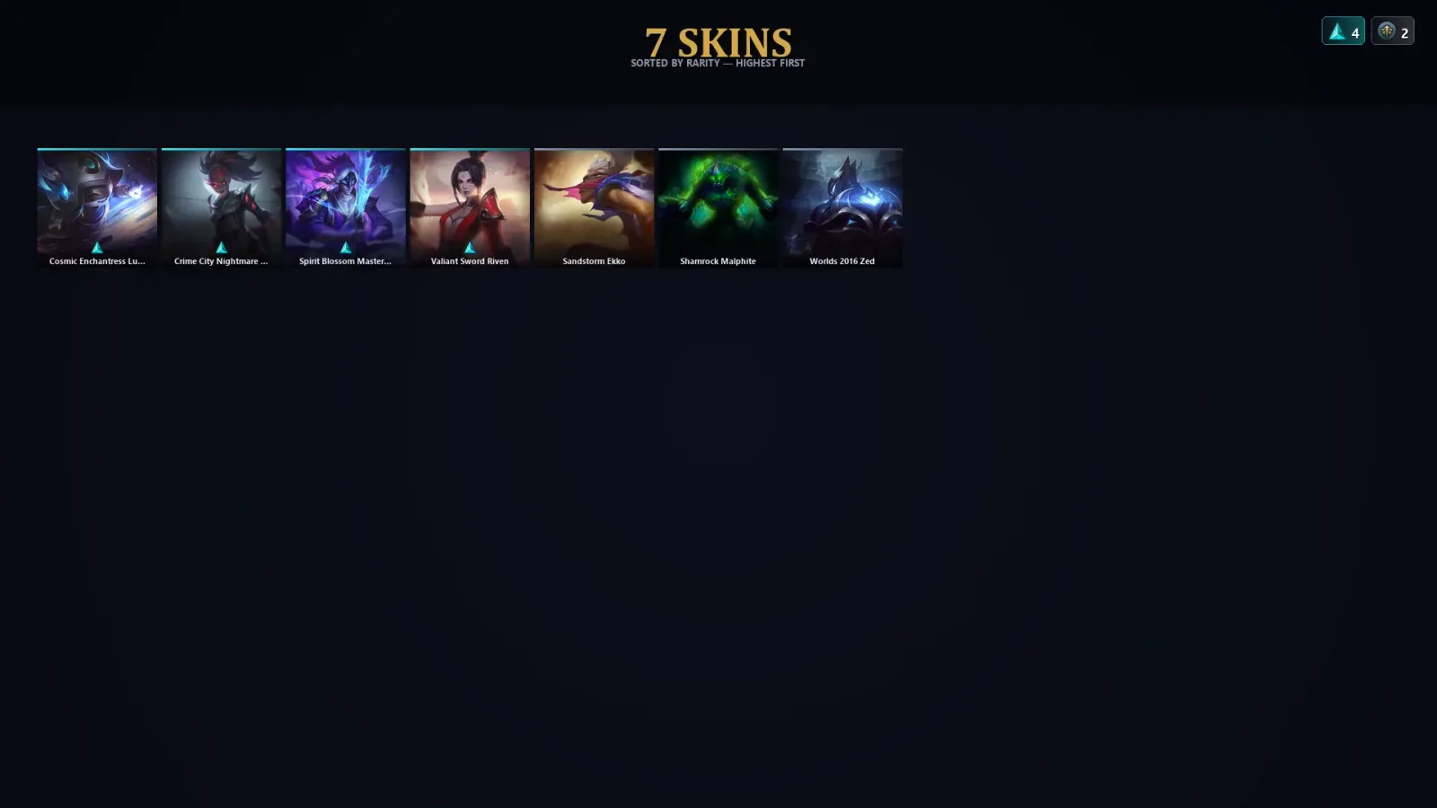 [LoL] | EUW | Level 46 | Diamond IV | 99 Champions | 7 Skins | 11,286 BE — Cosmic Enchantress Lulu