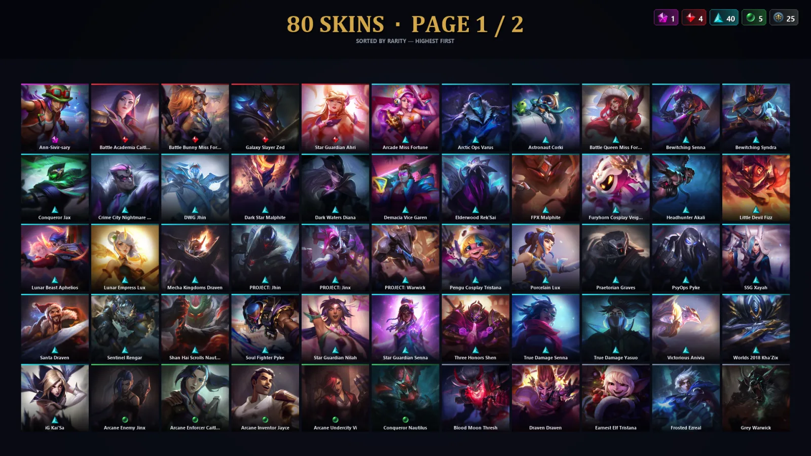 [LoL] | EUW | Level 218 | Emerald III | 151 Champions | 80 Skins | 32,519 BE