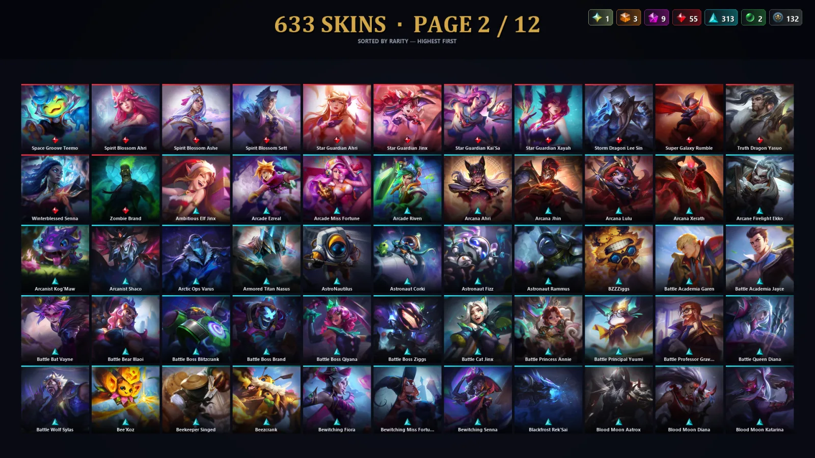 [LoL] | TR | Level 30 | Master | 173 Champions | 633 Skins | 40,122 BE