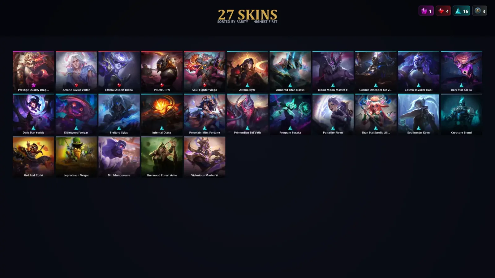 [LoL] | EUW | Level 47 | Silver I | 59 Champions | 27 Skins — LoL account