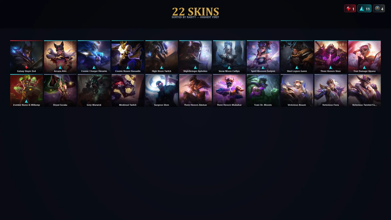 [LoL] | TR | Level 62 | Diamond III | 137 Champions | 22 Skins