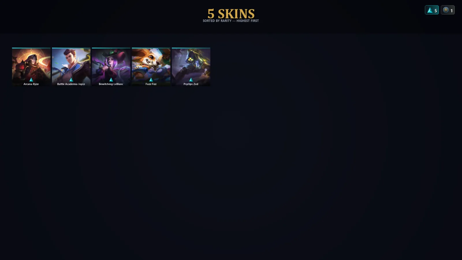 [LoL] | EUW | Level 52 | Gold IV | 59 Champions | 5 Skins