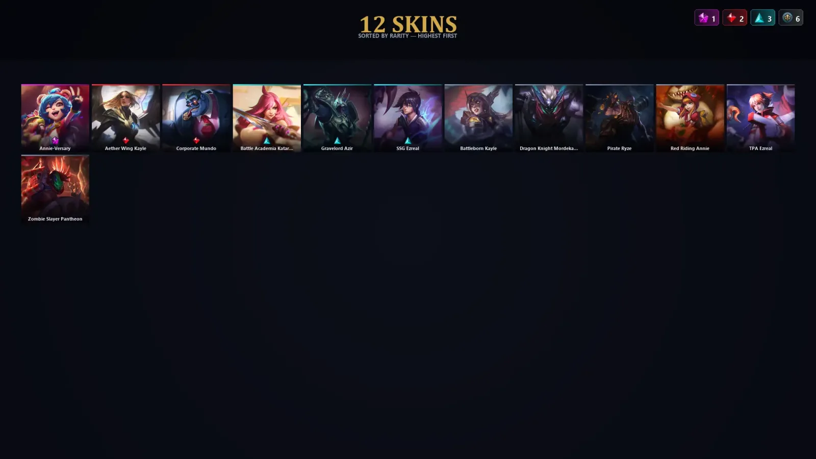 [LoL] | TR | Level 96 | 47 Champions | 12 Skins — LoL account