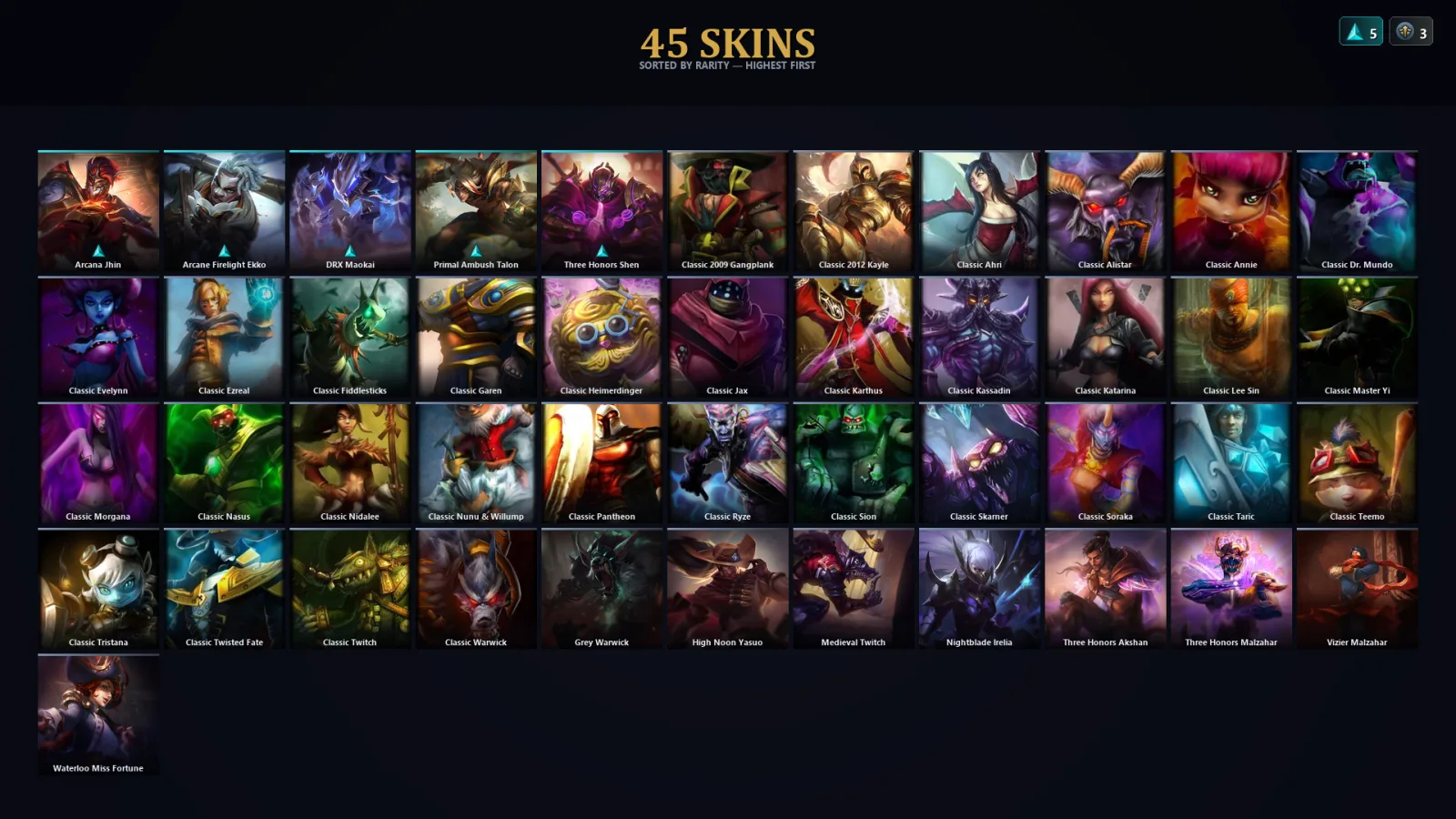 [LoL] | TR | Level 82 | Emerald IV | 114 Champions | 13 Skins