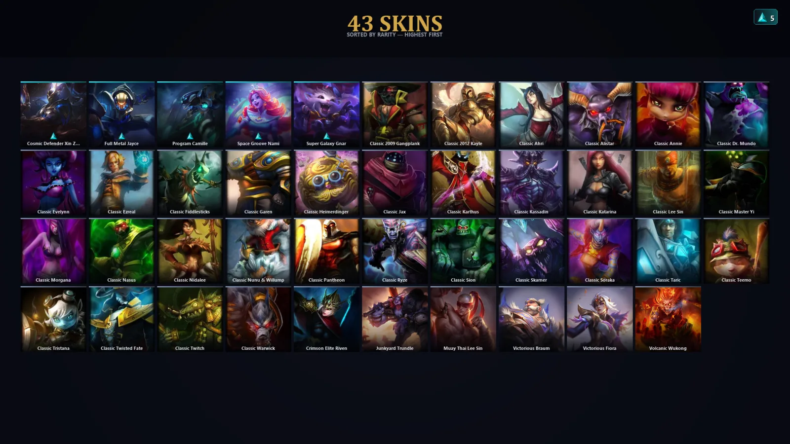 [LoL] | EUW | Level 30 | Master | 73 Champions | 11 Skins | 98,510 BE