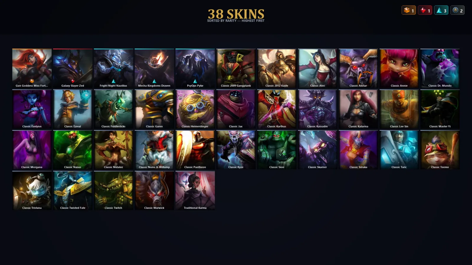 [LoL] | EUW | Level 34 | Iron IV | 28 Champions | 6 Skins