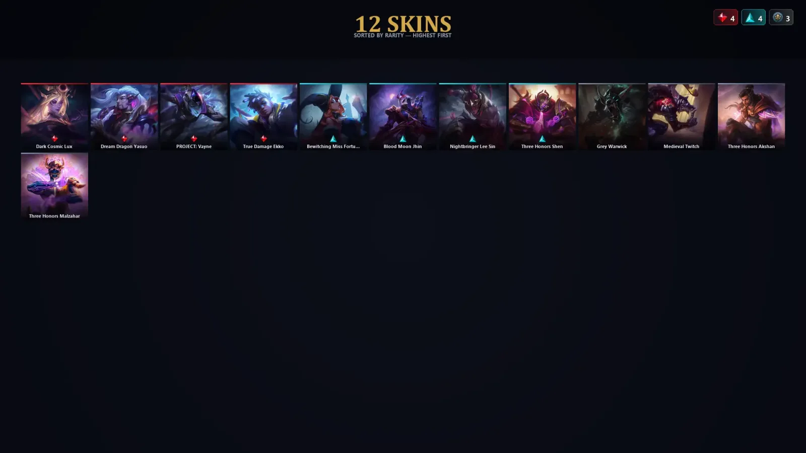 [LoL] | TR | Level 39 | Emerald III | 83 Champions | 12 Skins