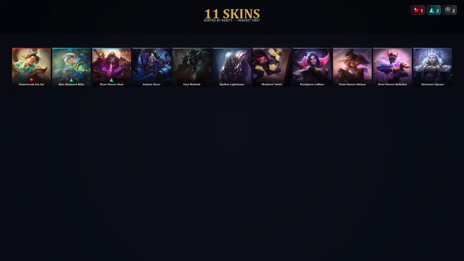 [LoL] | EUW | Level 41 | Platinum III | 44 Champions | 11 Skins