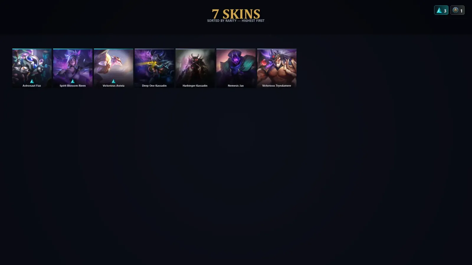 [LoL] | EUW | Level 57 | Platinum I | 70 Champions | 7 Skins