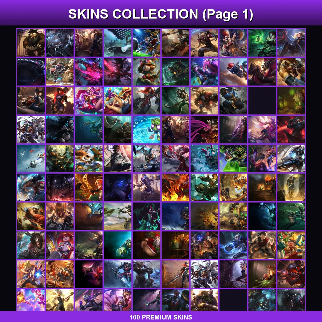TR | Lv292 | Unranked | 143 Skin | 151 Champ — LoL account