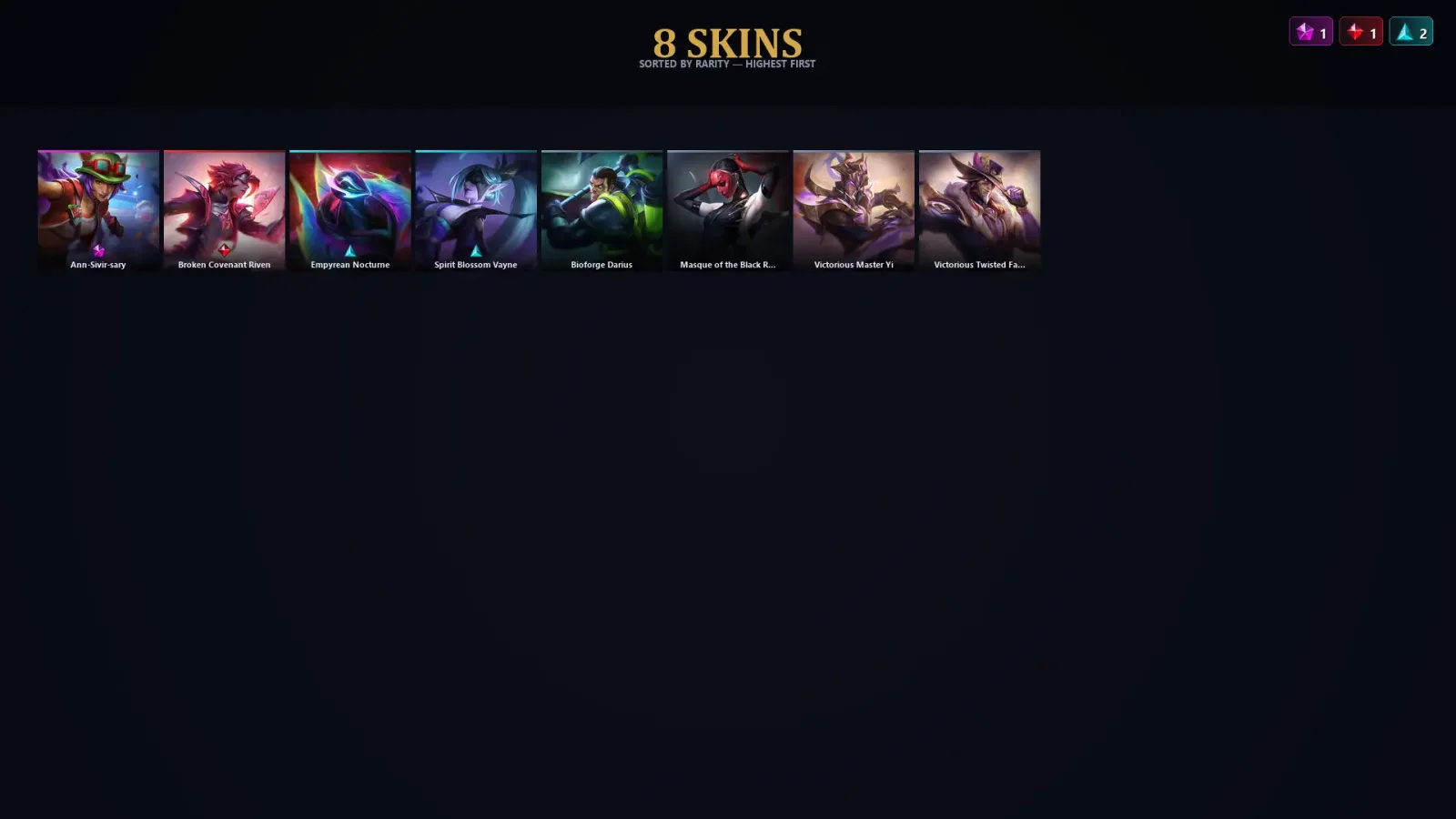 [LoL] | TR | Level 52 | Diamond IV | 87 Champions | 8 Skins