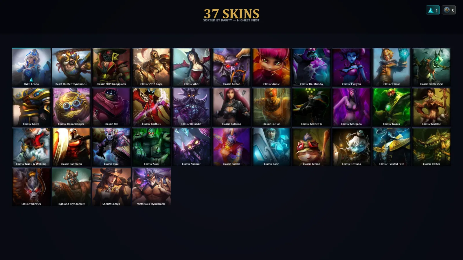 [LoL] | TR | Level 41 | Silver IV | 39 Champions | 37 Skins