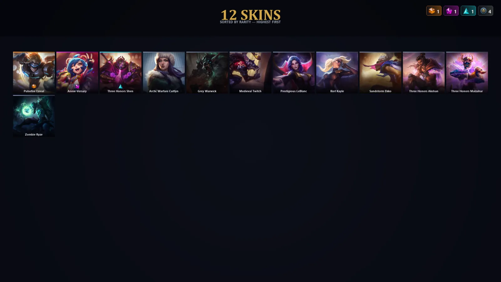 [LoL] | EUW | Level 35 | Bronze II | 48 Champions | 12 Skins