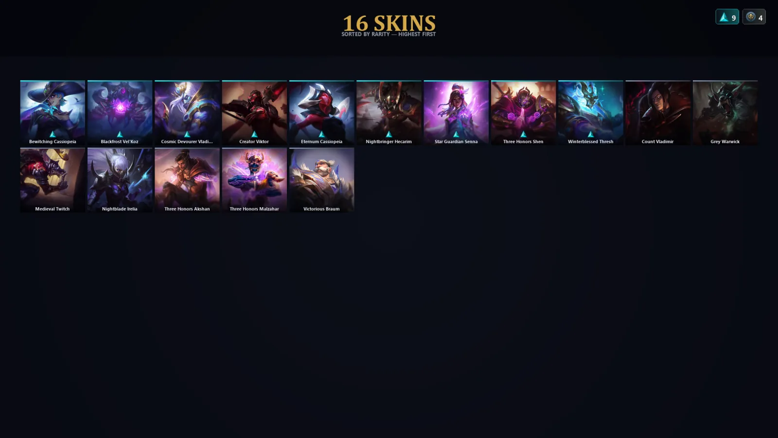 [LoL] | TR | Level 81 | Gold I | 167 Champions | 16 Skins