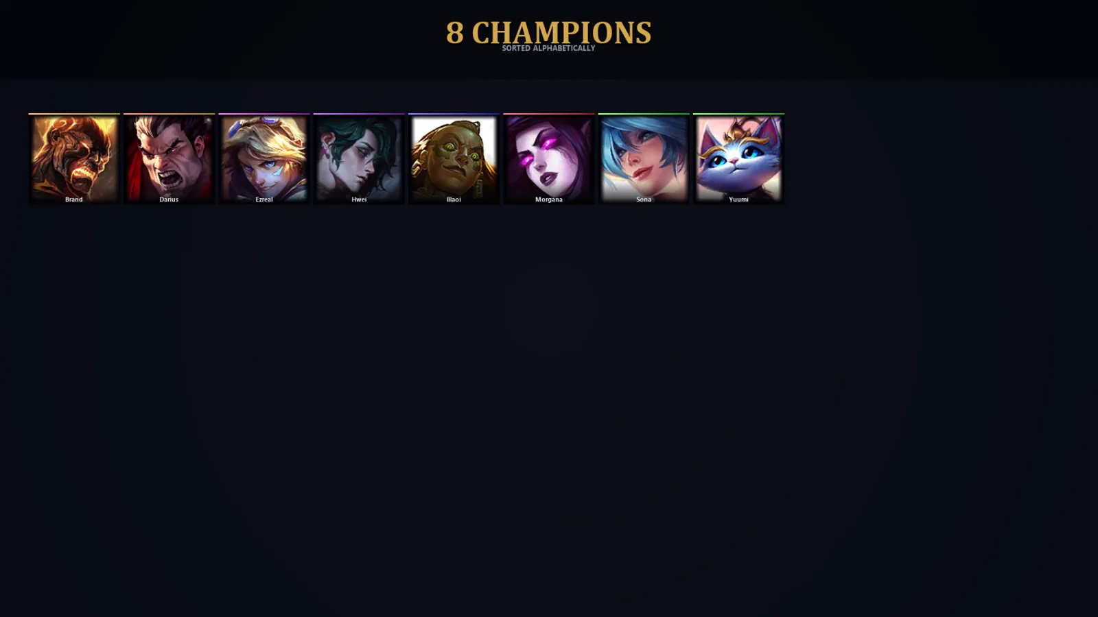 [LoL] | EUW | Level 30 | 8 Champions | 21,590 BE