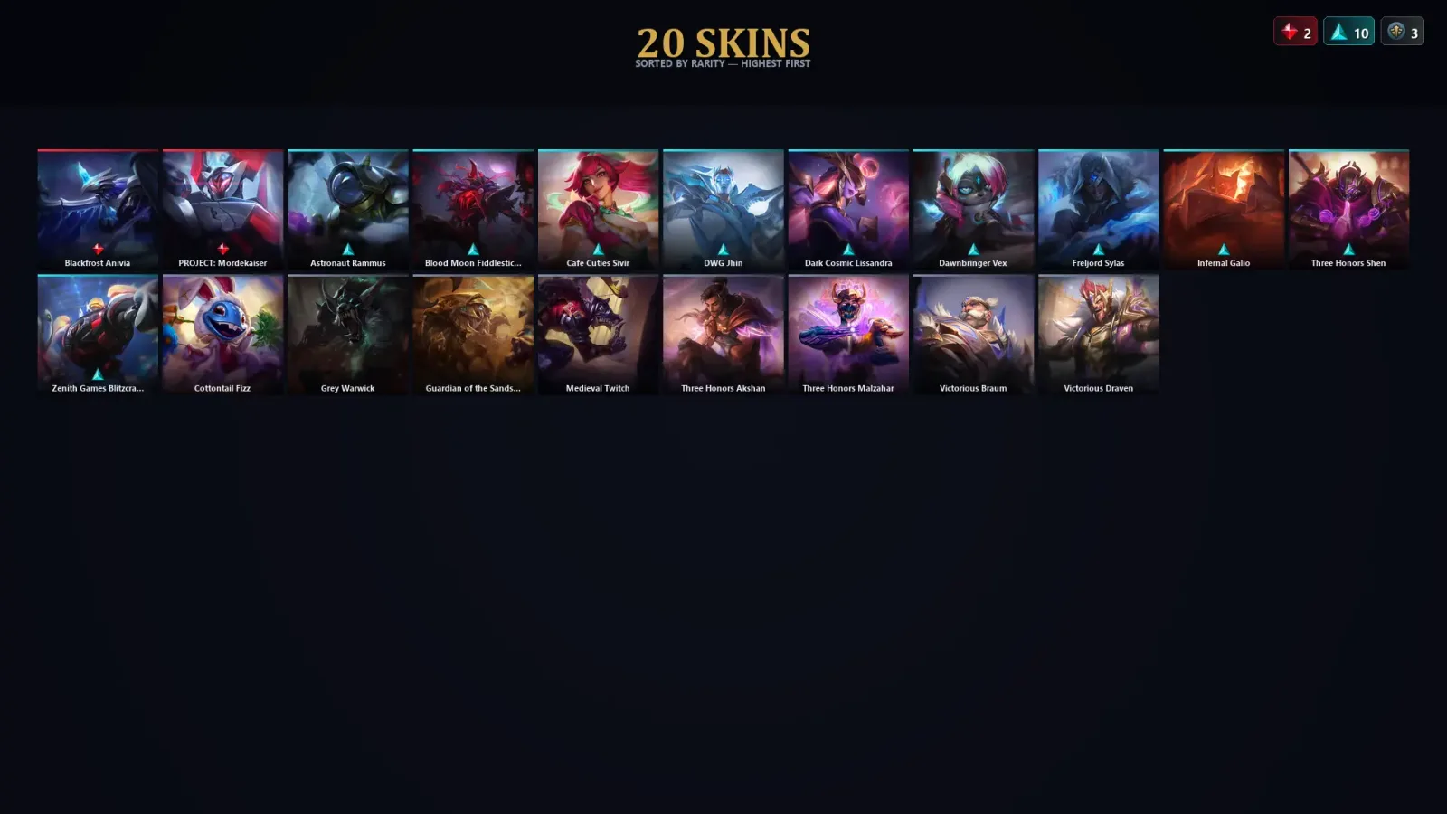 [LoL] | TR | Level 103 | Diamond I | 124 Champions | 20 Skins | 12,019 BE