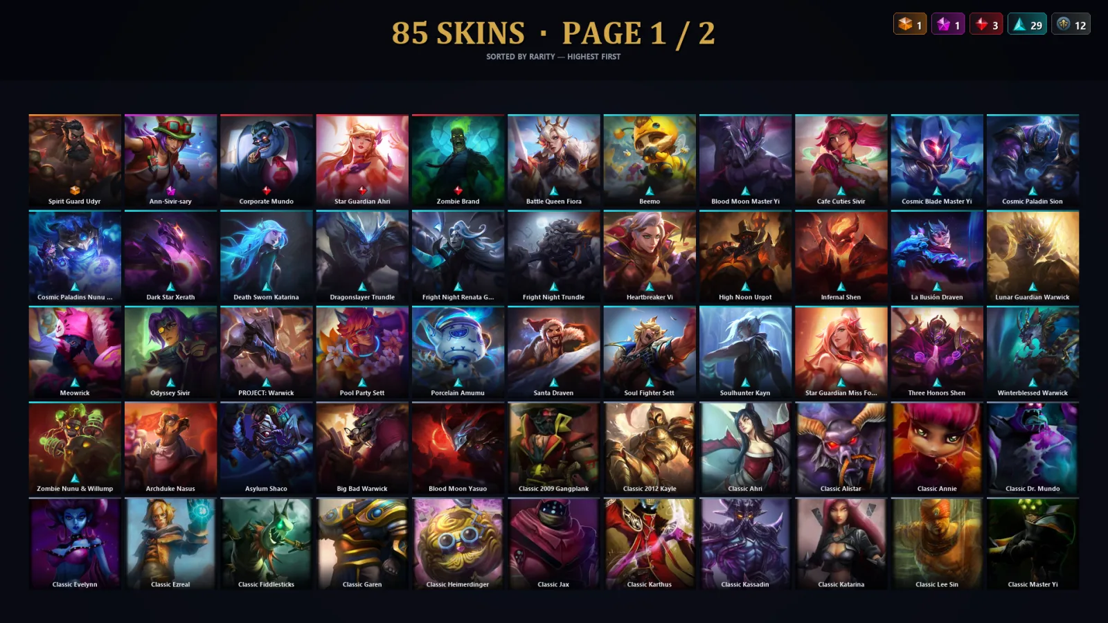[LoL] | TR | Level 172 | Diamond II | 172 Champions | 53 Skins