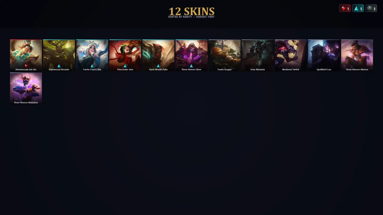[LoL] | TR | Level 53 | Platinum III | 80 Champions | 12 Skins | 67,682 BE — LoL account