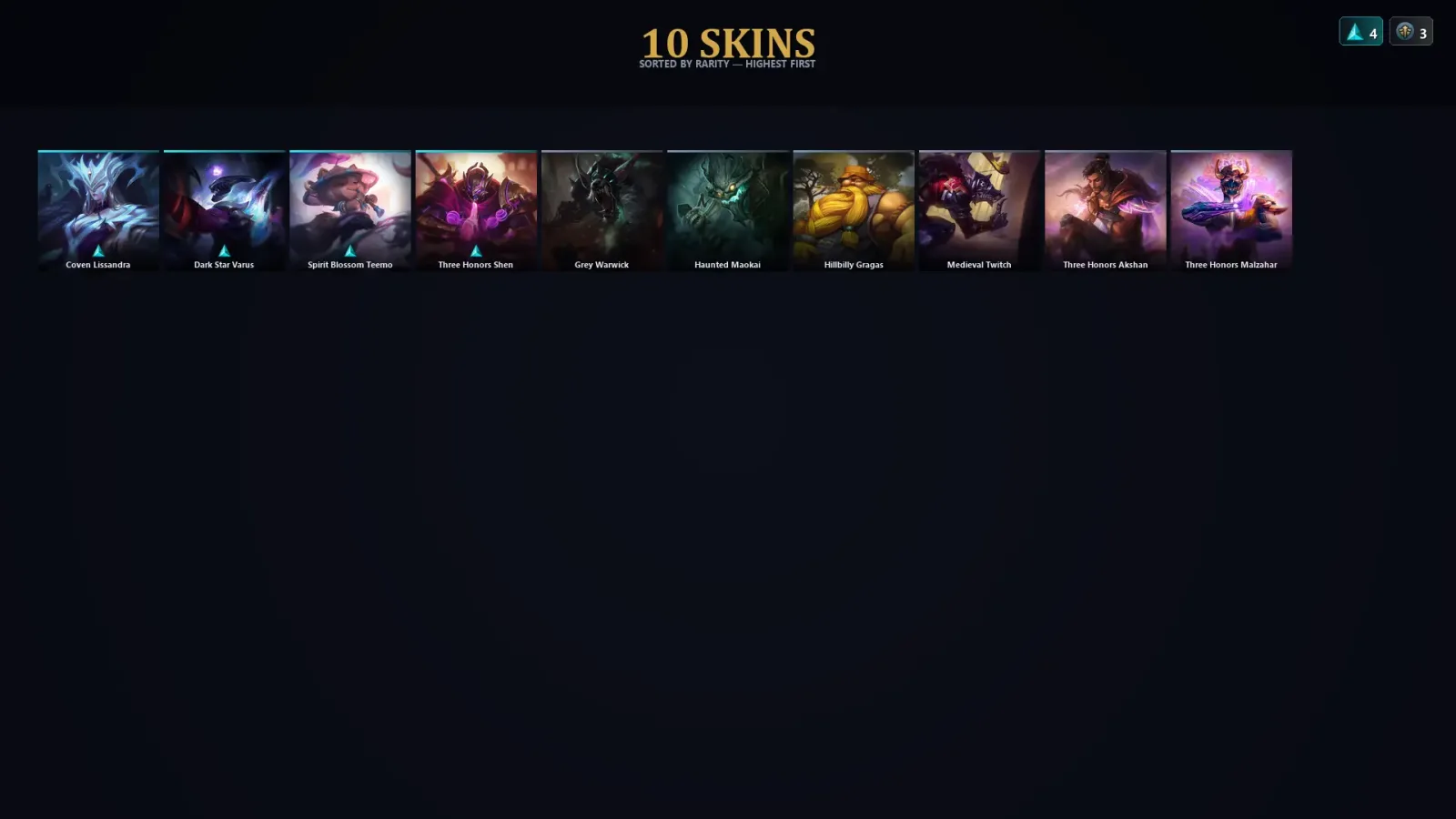 [LoL] | TR | Level 31 | Gold III | 53 Champions | 10 Skins