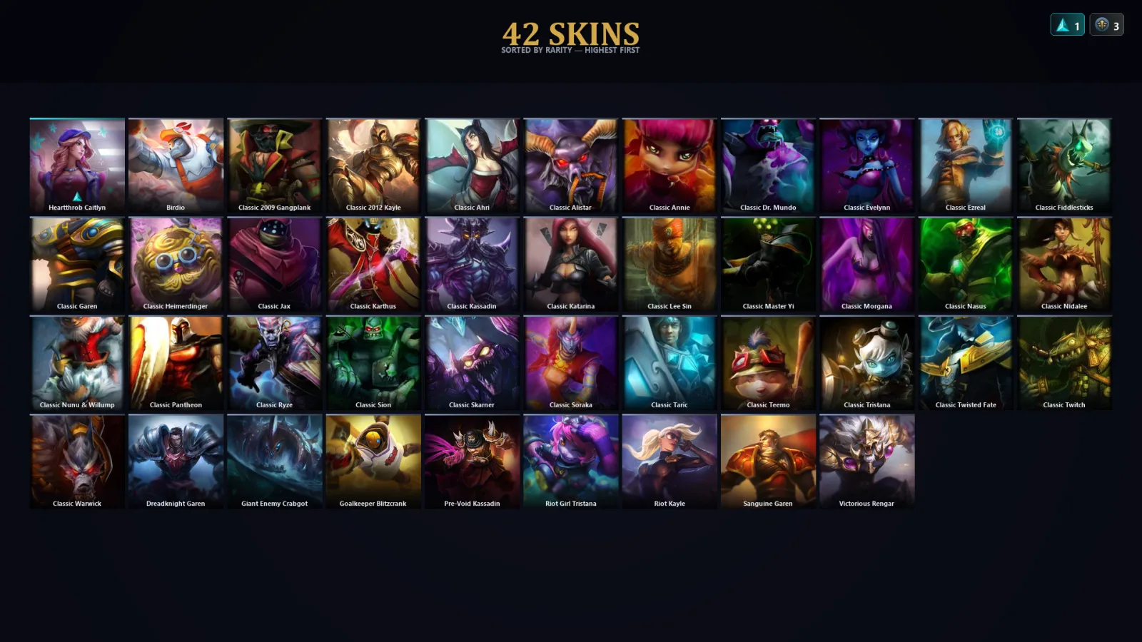 [LoL] | EUW | Level 37 | Platinum IV | 53 Champions | 10 Skins