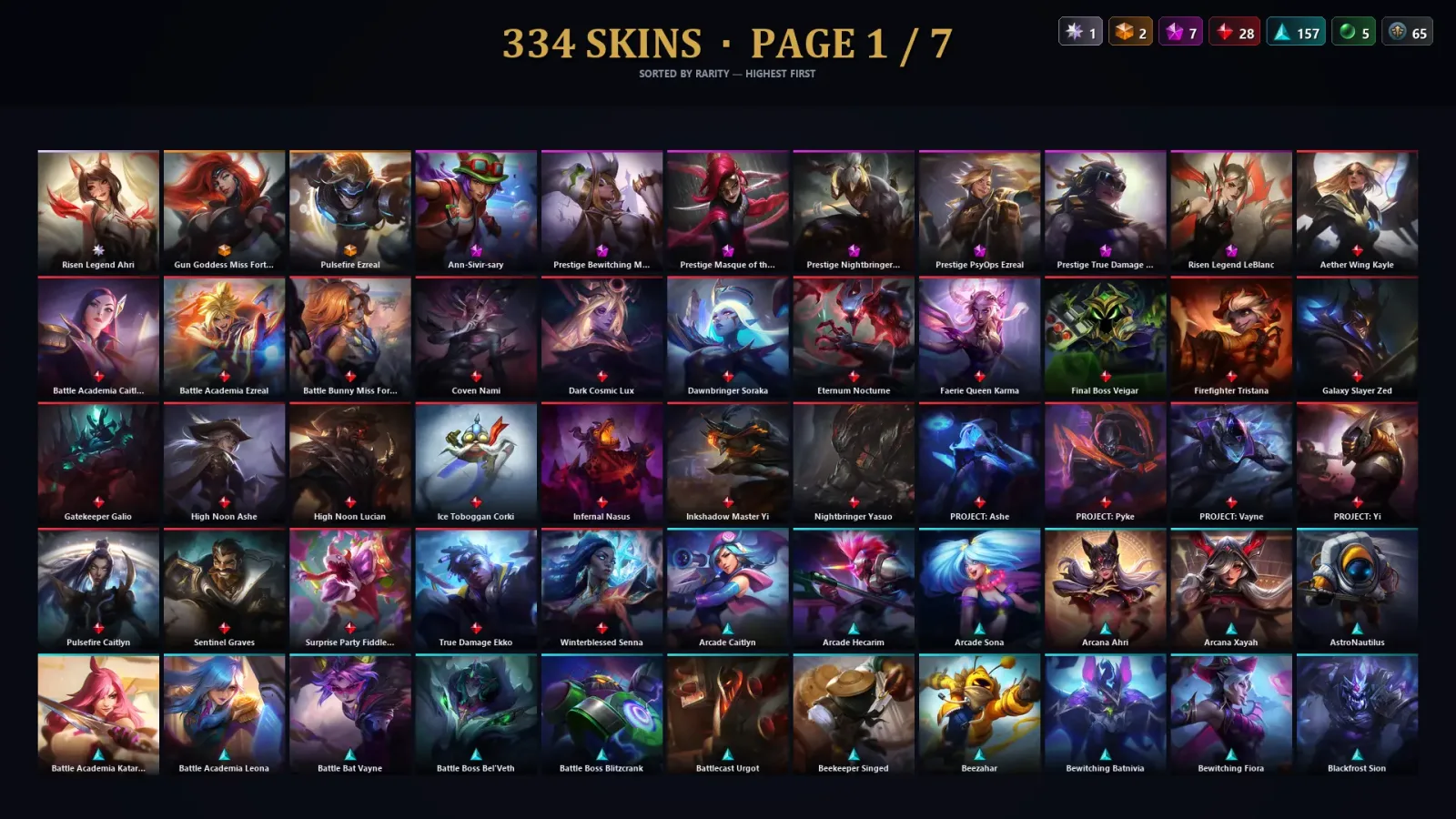 [LoL] | EUW | Level 489 | Emerald IV | 172 Champions | 334 Skins | 384,648 BE — LoL account