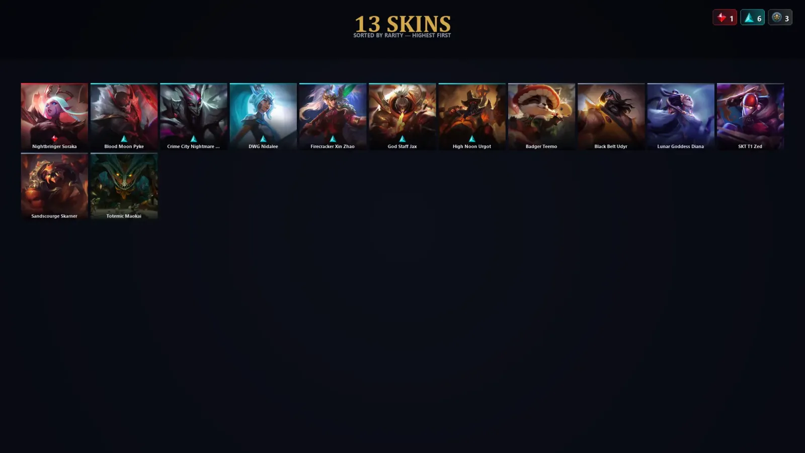 [LoL] | EUW | Level 88 | 74 Champions | 13 Skins