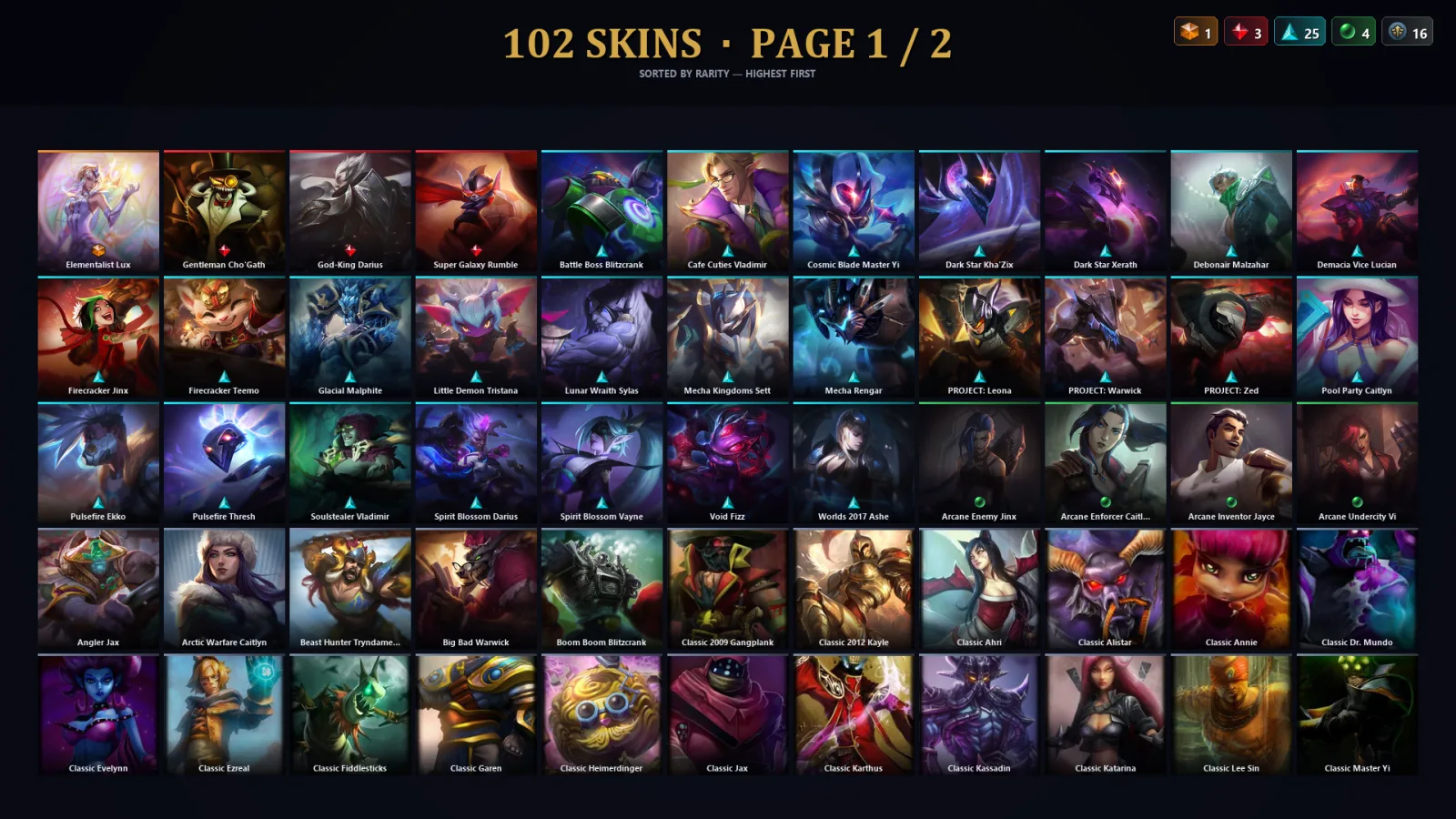 [LoL] | TR | Level 237 | 130 Champions | 70 Skins | 21,375 BE — LoL account