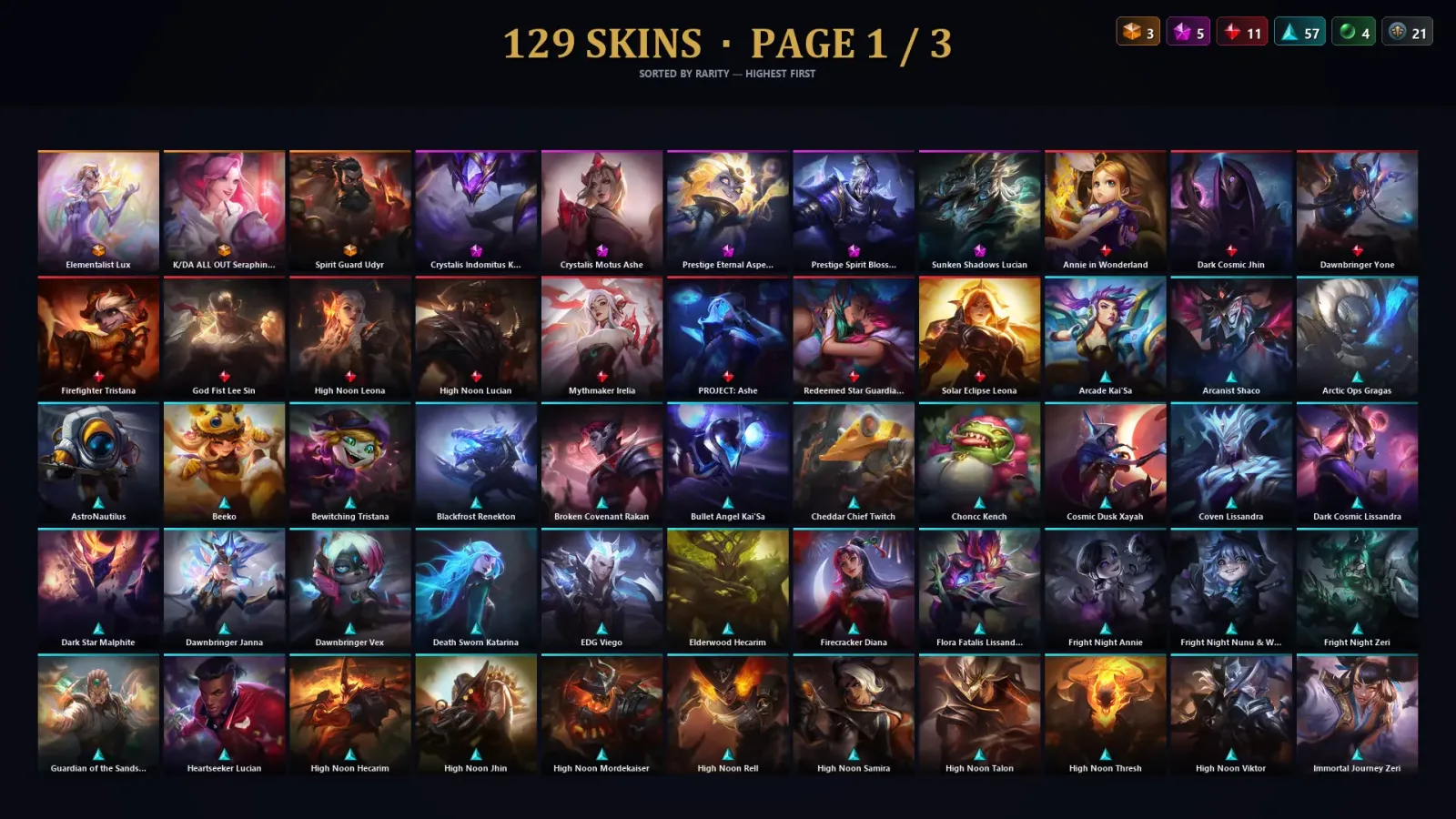 [LoL] | TR | Level 30 | Master | 172 Champions | 129 Skins | 11,870 BE — LoL account