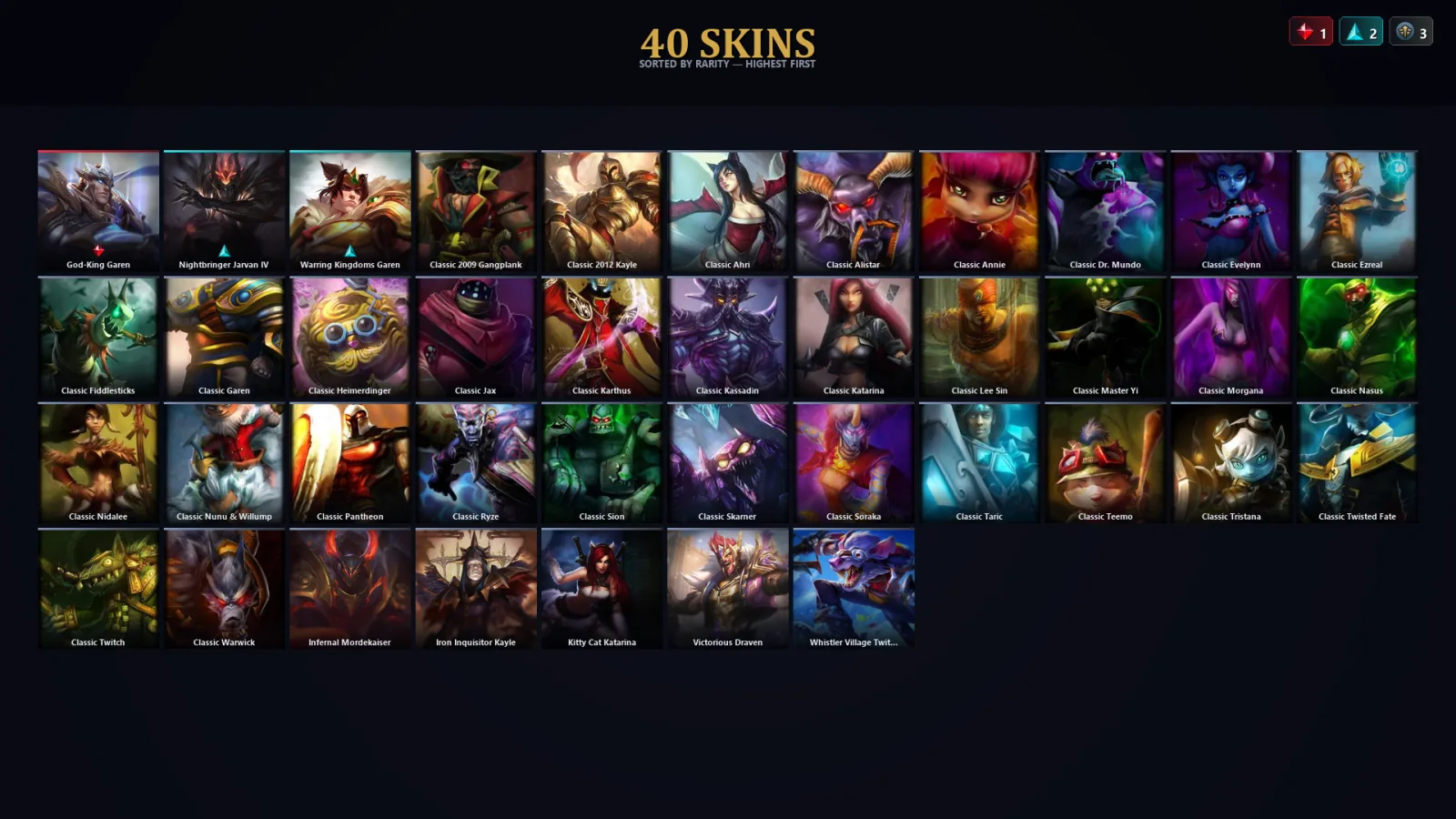 [LoL] | TR | Level 48 | Emerald III | 66 Champions | 40 Skins | 12,384 BE