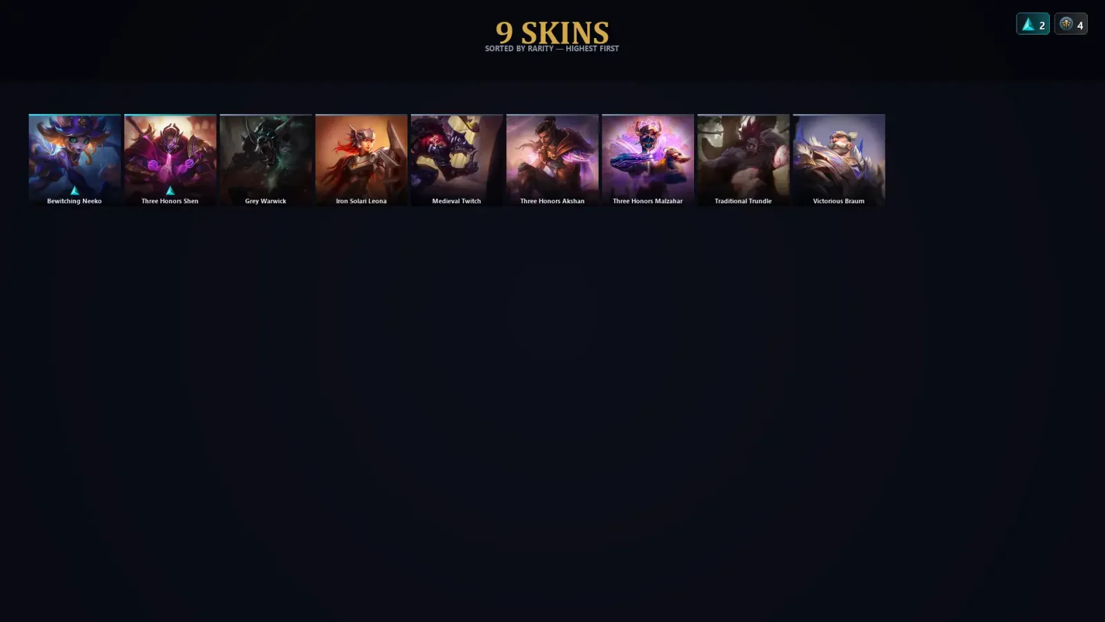 [LoL] | TR | Level 30 | Challenger | 95 Champions | 9 Skins | 11,336 BE — LoL account