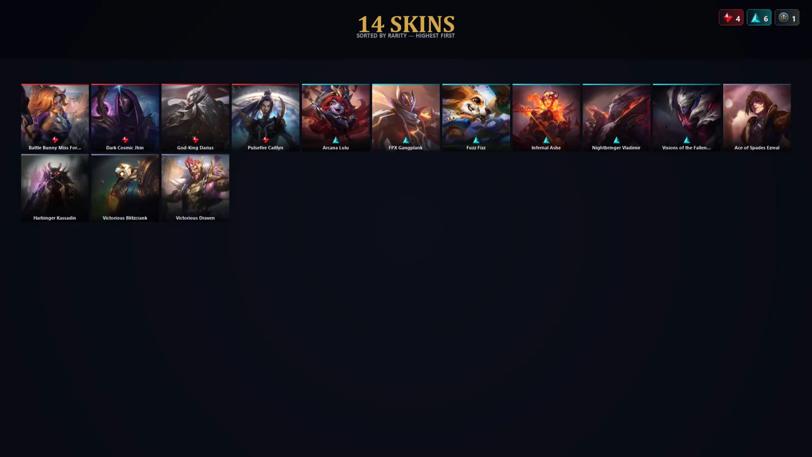 [LoL] | TR | Level 78 | Emerald IV | 72 Champions | 14 Skins | 38,366 BE