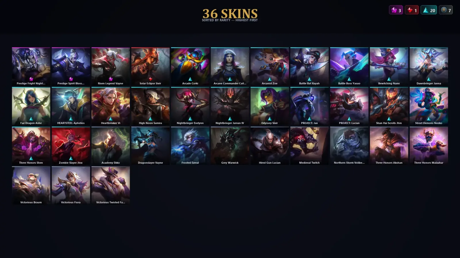 [LoL] | EUW | Level 30 | Master | 138 Champions | 36 Skins | 10,701 BE — LoL account