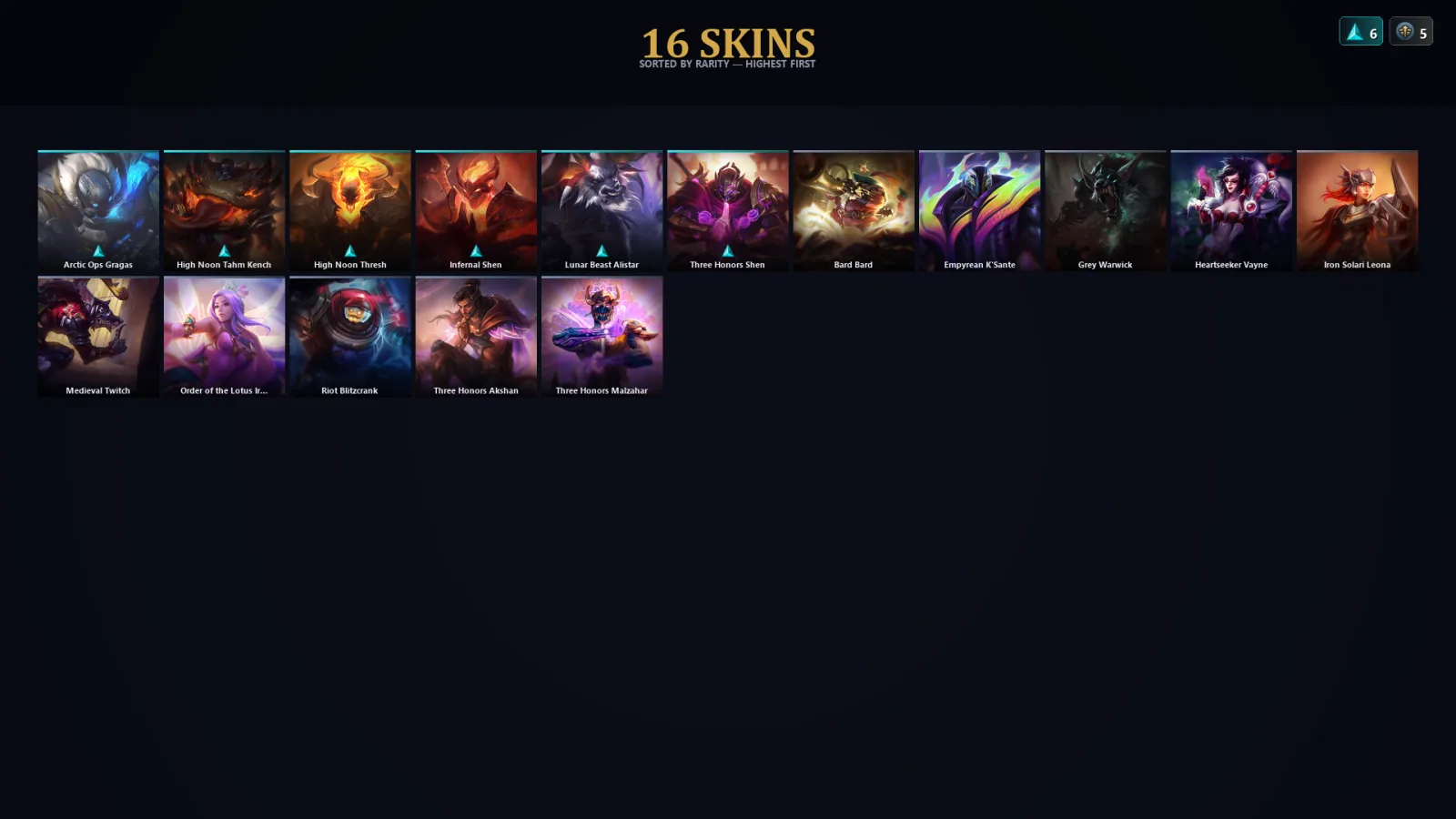 [LoL] | EUW | Level 41 | Emerald III | 58 Champions | 16 Skins