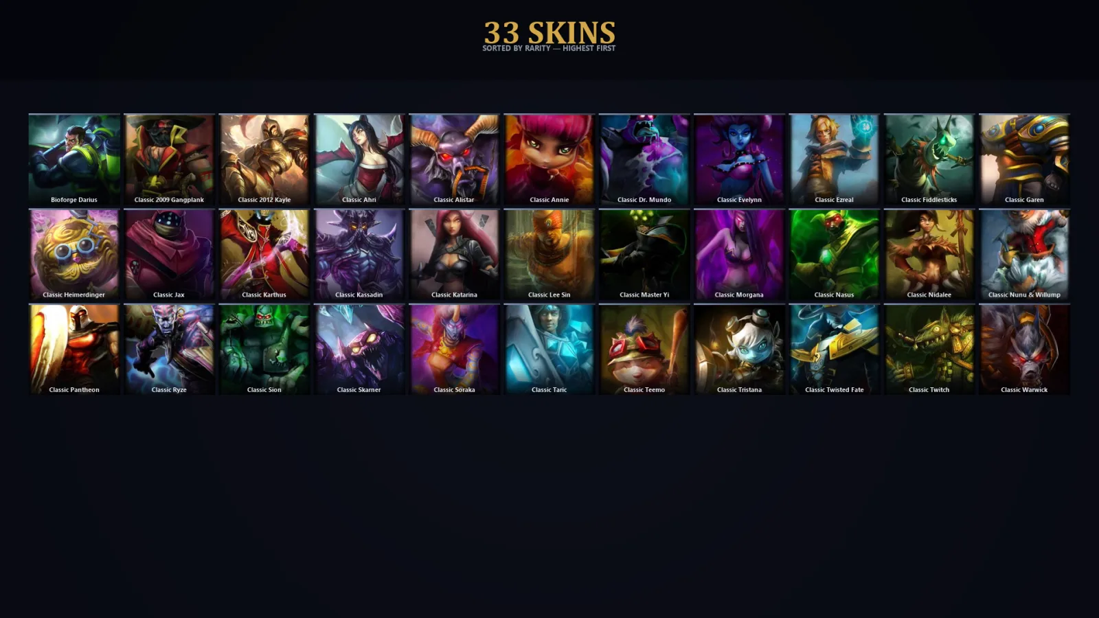 [LoL] | EUW | Level 38 | Iron I | 31 Champions | 1 Skins
