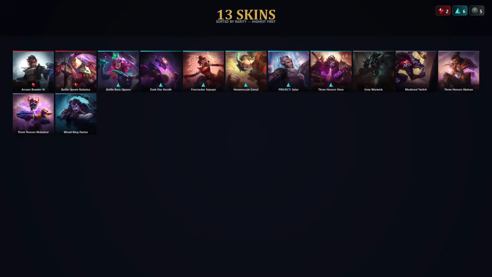 [LoL] | EUW | Level 45 | Diamond III | 94 Champions | 13 Skins — LoL account