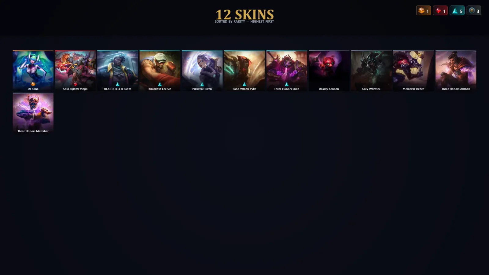 [LoL] | EUW | Level 43 | Emerald IV | 77 Champions | 12 Skins | 12,156 BE