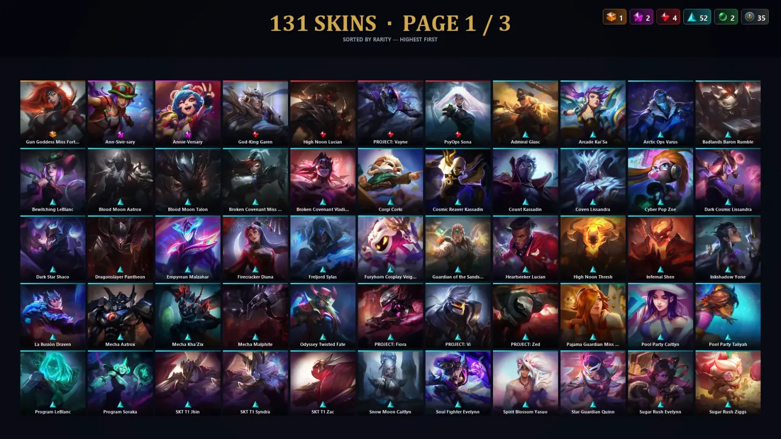 [LoL] | EUW | Level 30 | Master | 173 Champions | 131 Skins | 10,103 BE