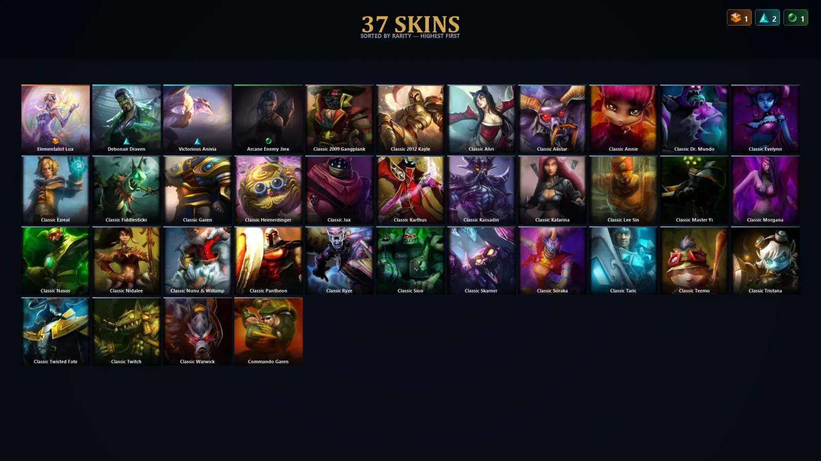 [LoL] | EUW | Level 43 | Gold IV | 28 Champions | 5 Skins