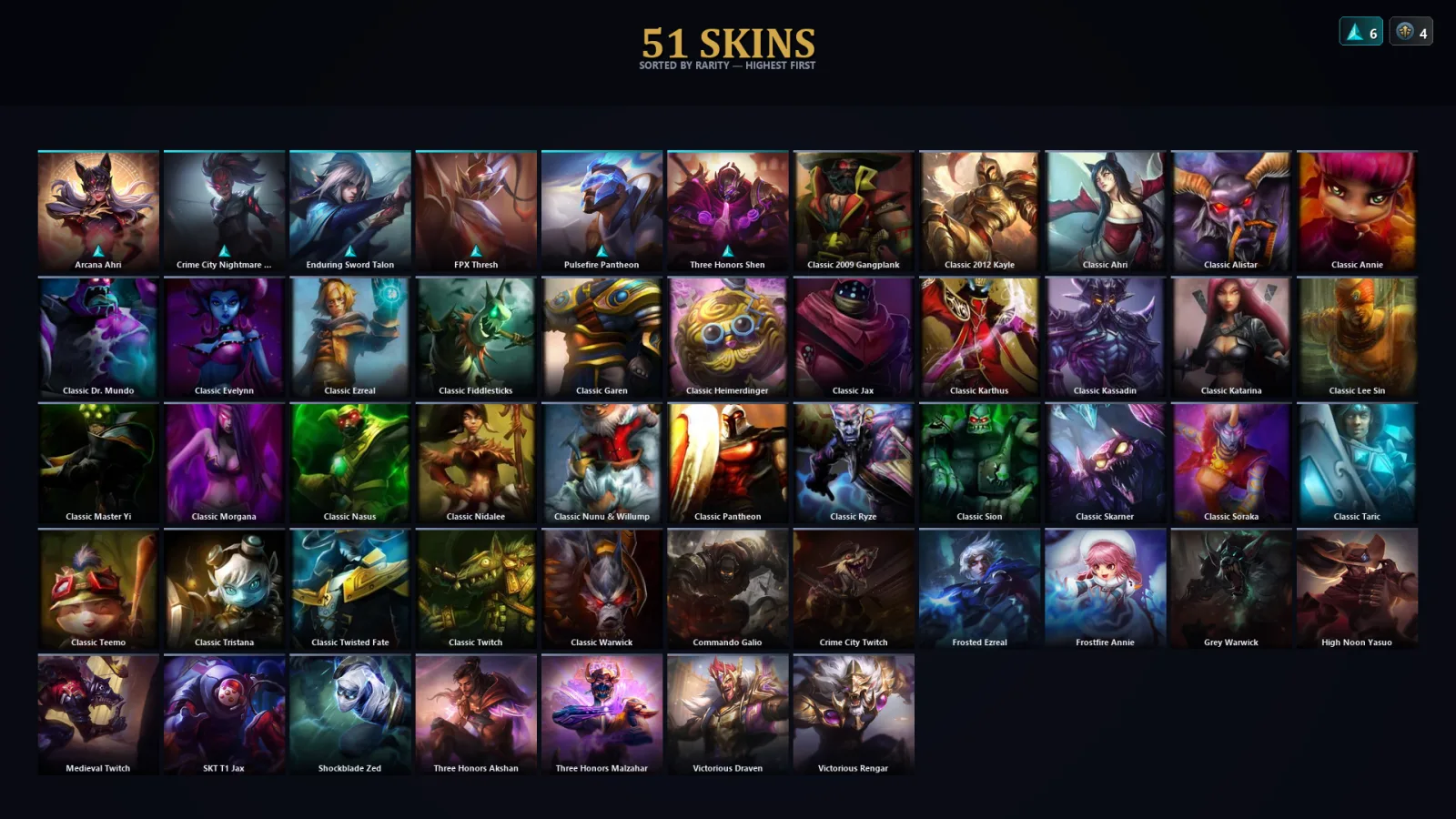[LoL] | EUW | Level 30 | Master | 55 Champions | 19 Skins | 49,942 BE