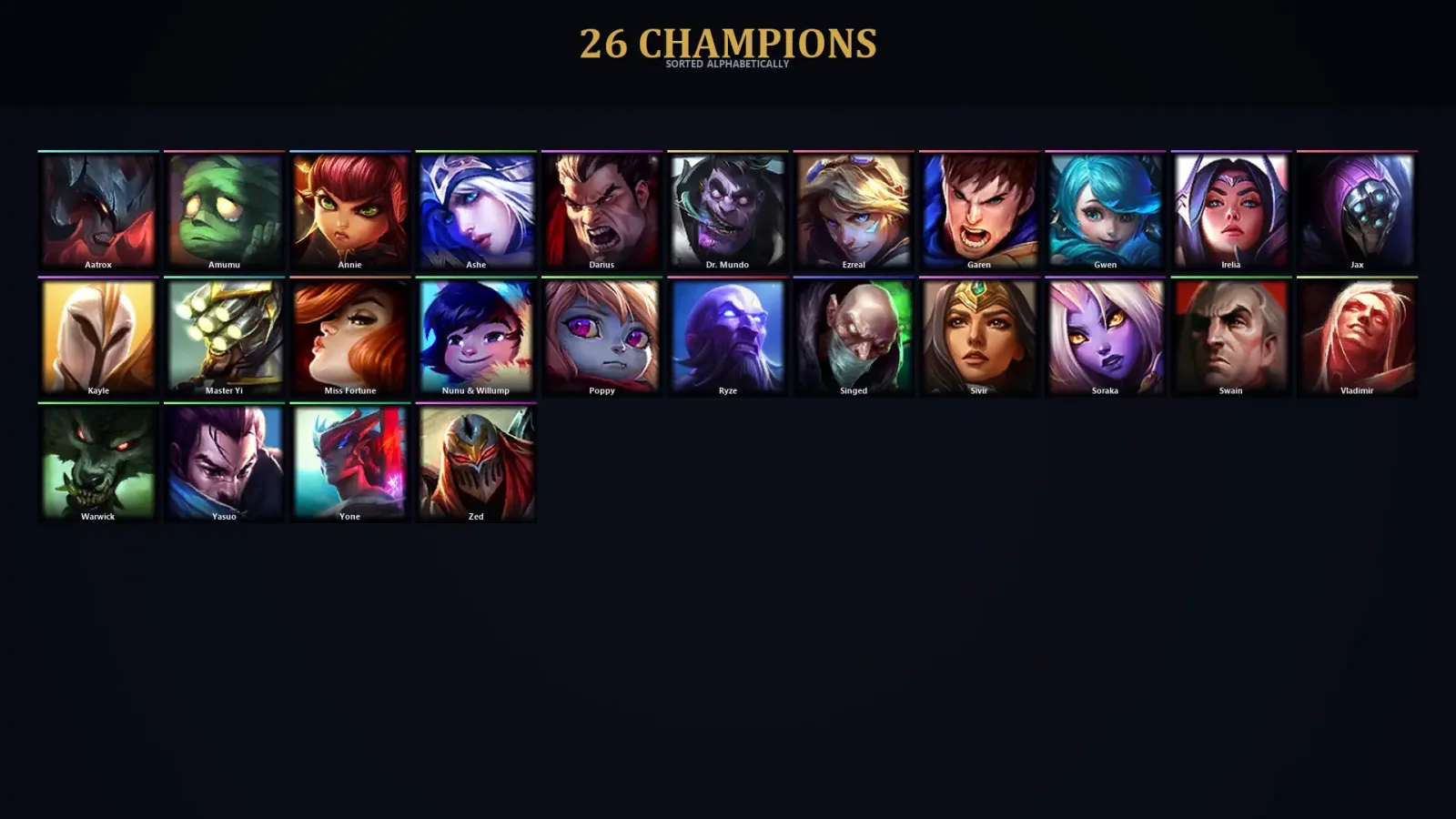 [LoL] | TR | Level 31 | 26 Champions — LoL account