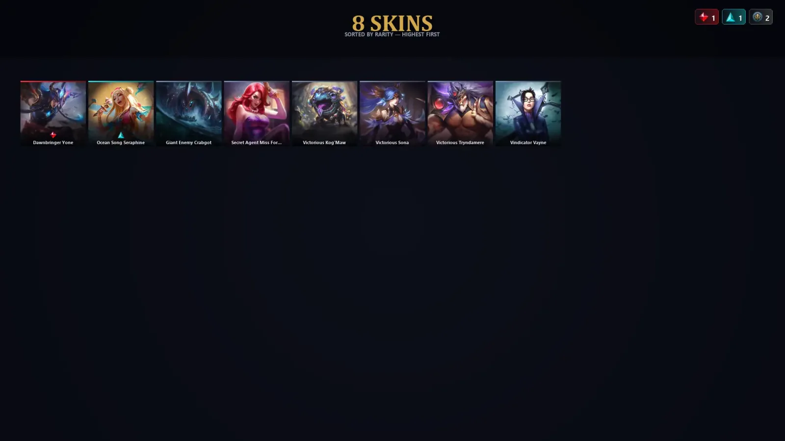 [LoL] | TR | Level 47 | Gold II | 52 Champions | 8 Skins