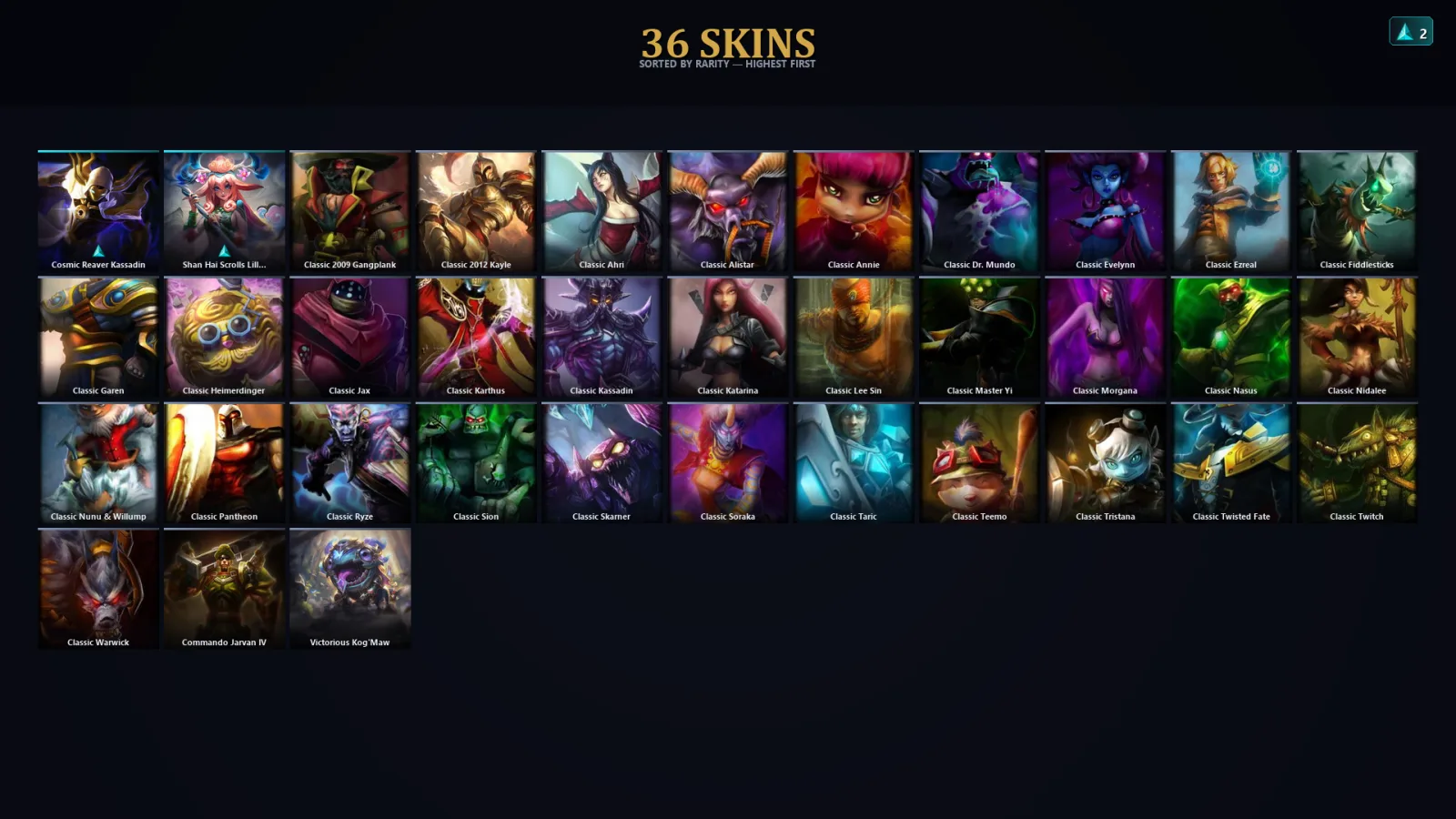 [LoL] | TR | Level 41 | Emerald I | 66 Champions | 36 Skins | 19,621 BE