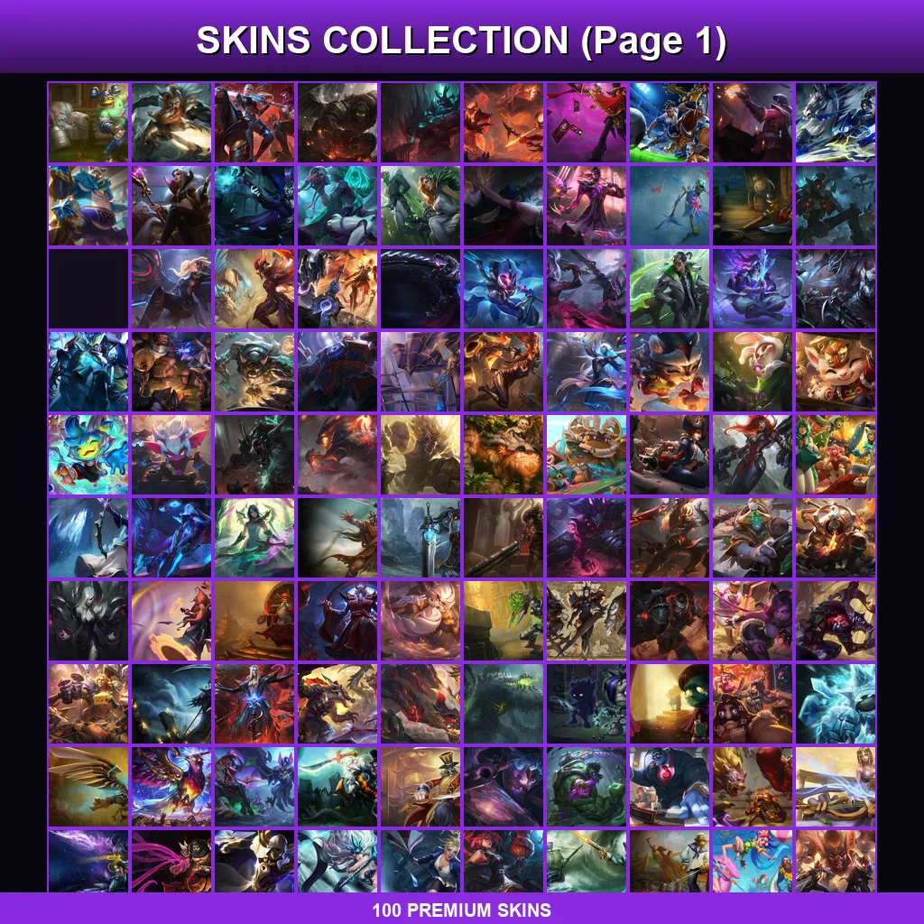 EUW | Lv298 | Unranked | 287 Skin | 172 Champ