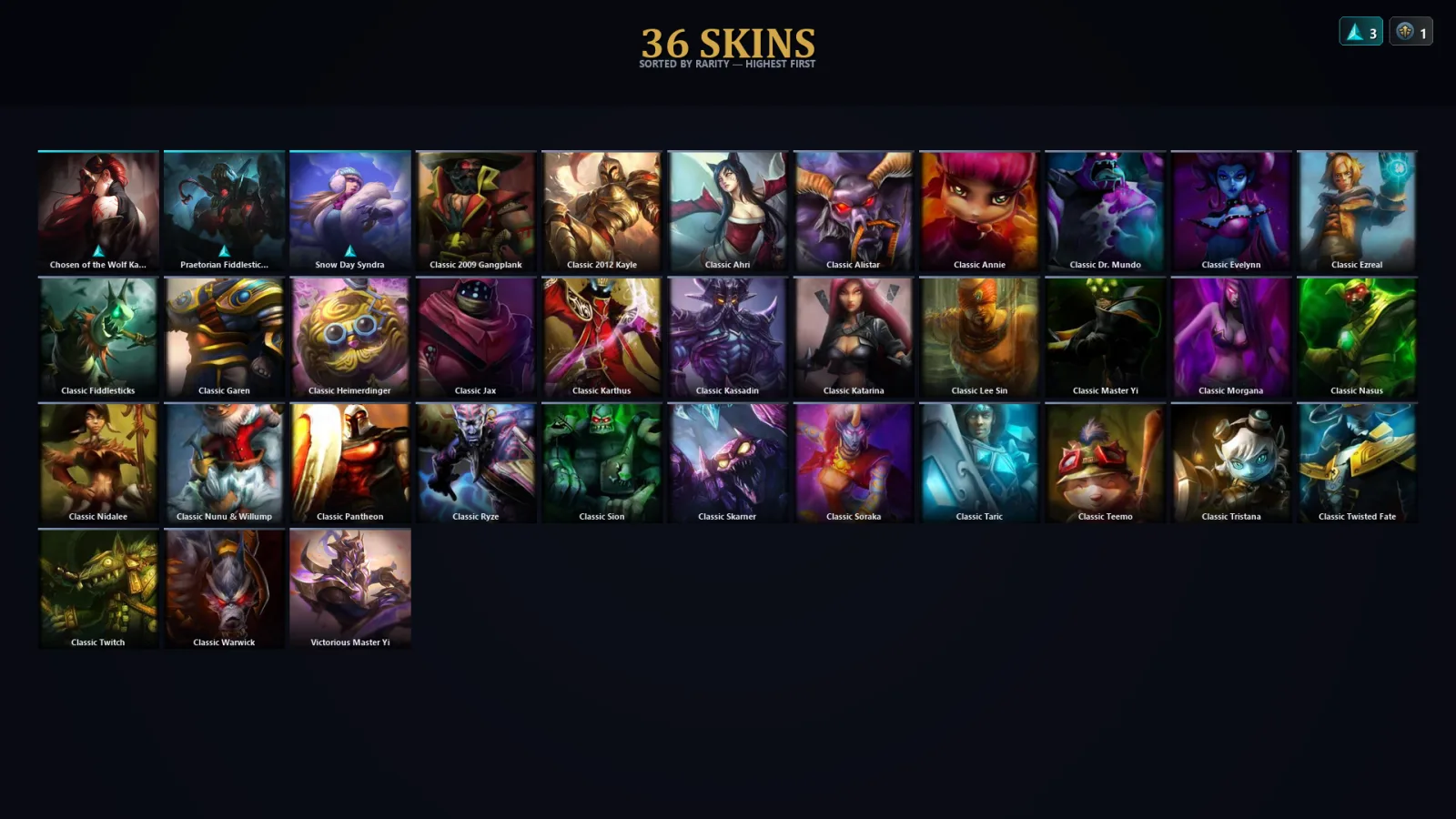 [LoL] | TR | Level 38 | 30 Champions | 4 Skins