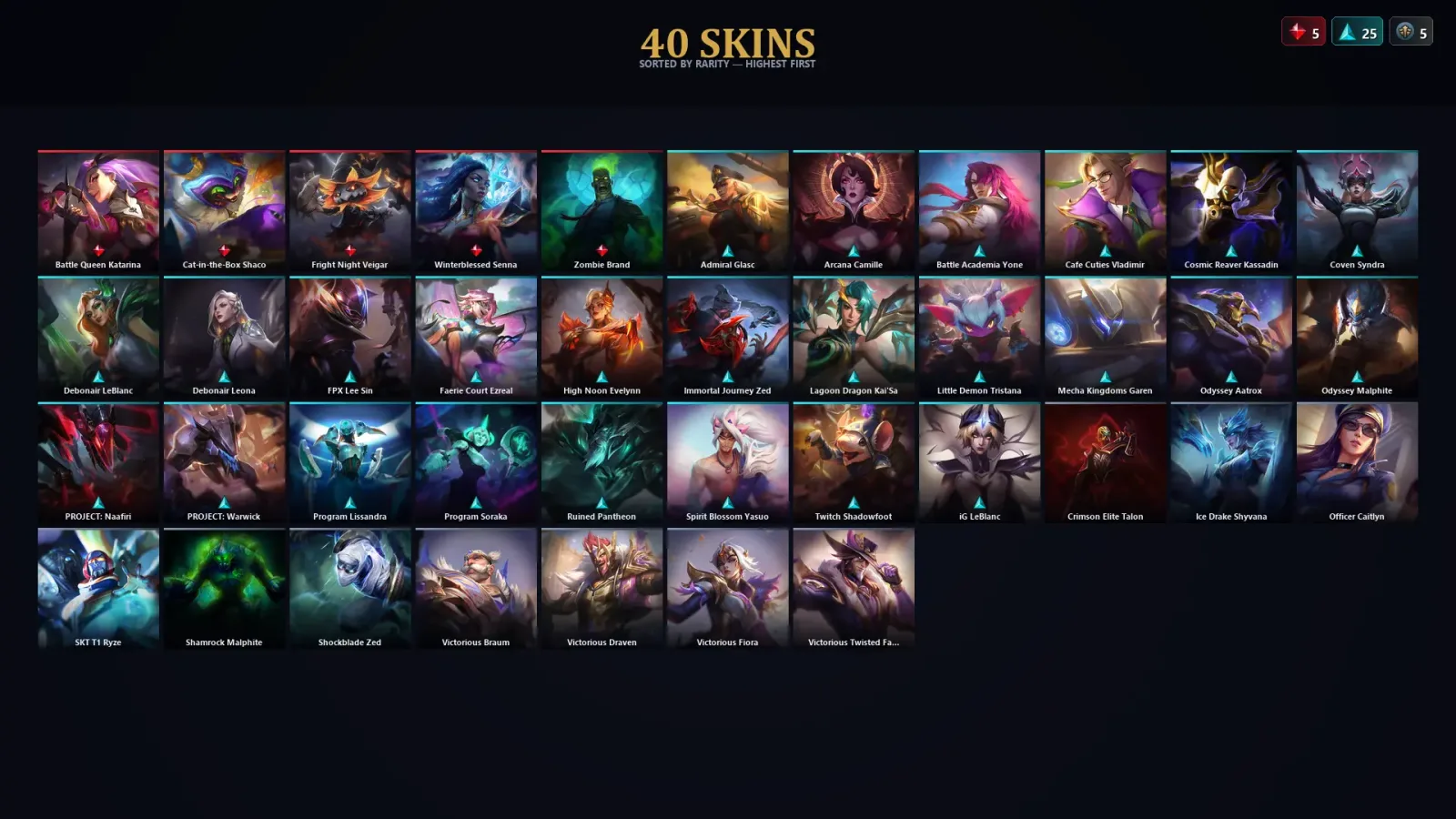 [LoL] | TR | Level 30 | Master | 95 Champions | 40 Skins | 32,899 BE — LoL account