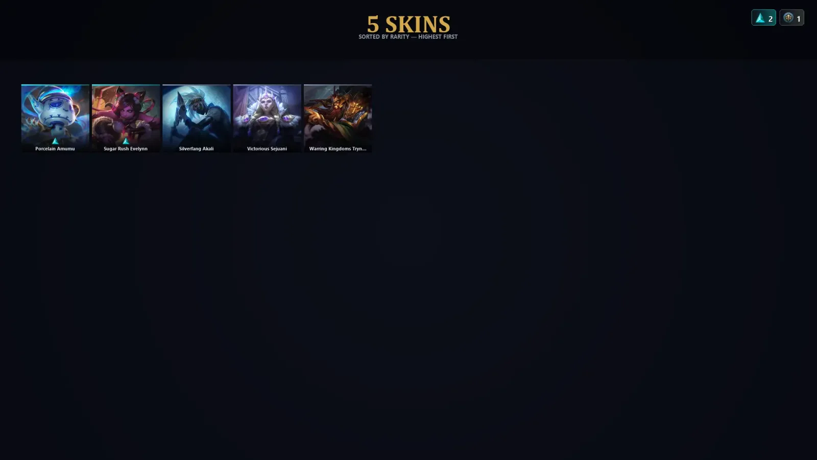 [LoL] | TR | Level 40 | 26 Champions | 5 Skins