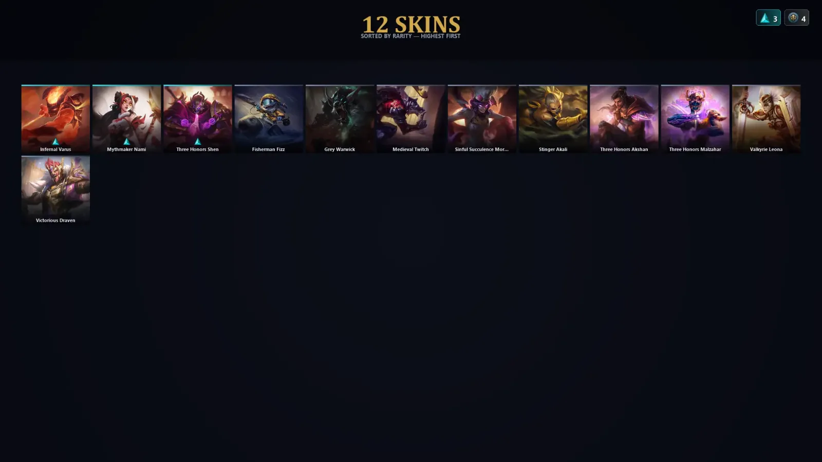 [LoL] | EUW | Level 30 | Master | 80 Champions | 12 Skins