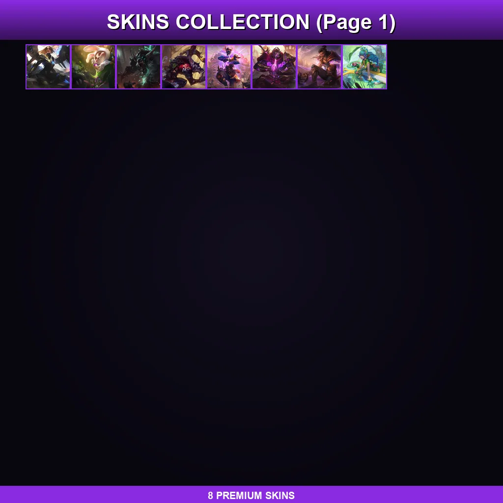 EUW | Lv30 | Gold IV | 8 Skin | 58 Champ